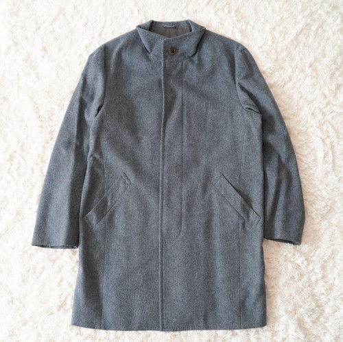 TROJAN x Loro Piana Chester Coat - 100% Cashmere - Stand Collar - Size M - Japan