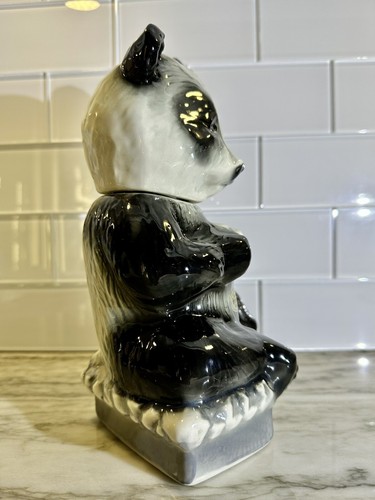 Ezra Brooks Kentucky Straight Bourbon Panda Bear Liquor Decanter Barware 1972 - Picture 3 of 14