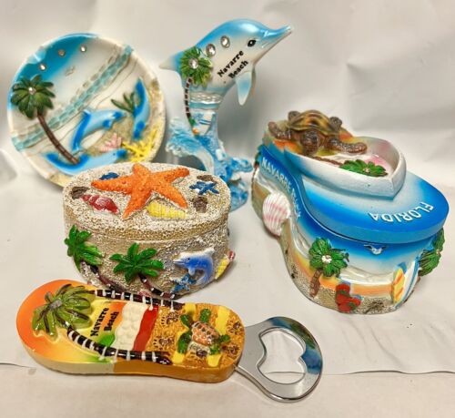 5 Navarra Beach Florida Nic Nac Souvenirs Schmuck Halter Flaschenöffner - Bild 6 von 23