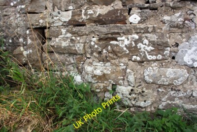 Foto 6x4 Benchmark auf Scheune bei Lead Green Askrigg Ordnance Survey Schnitt März 2014
