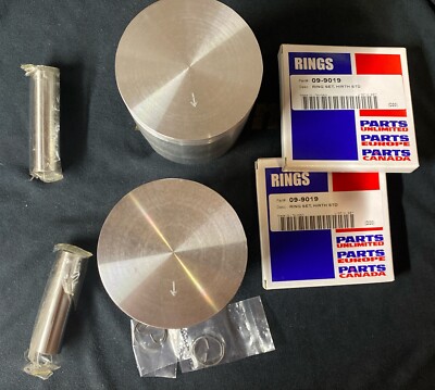 Pair of NOS HIRTH 634 / 317 Std Piston Kits Vintage Snowmobile