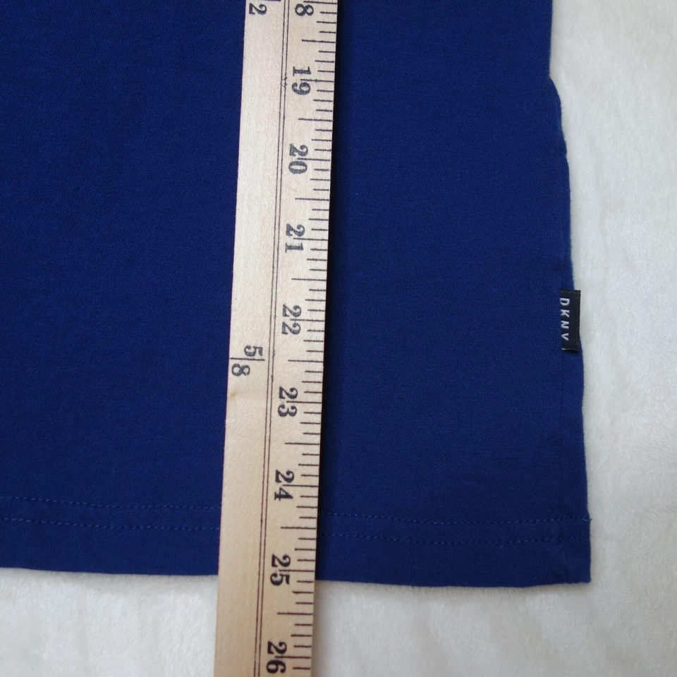 DKNY Youth Boys (18-20) T-Shirt Extra Large XL Blue White Front Logo Casual Tee - Image 3 of 4