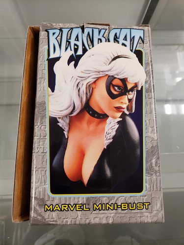 Minibusto Marvel 4,5"" GATO NEGRO (AP A PRUEBA DE ARTISTA) diseños limitados de arco abierto - Imagen 9 de 11