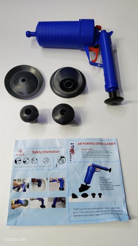 Profi Abflussreiniger Pressluft Rohrreiniger Pumpe Druckluft Rohrreinigung 4Bar - Bild 9 von 16
