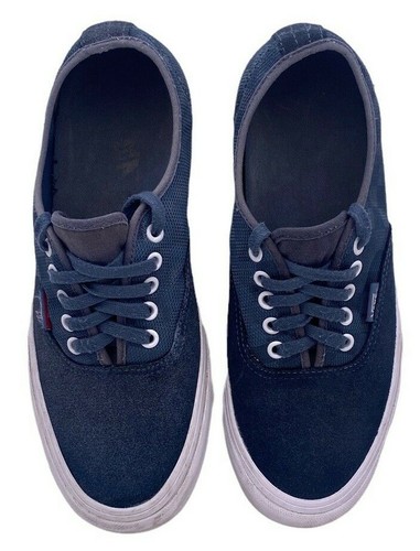 Vans Shoes Men Size 8 Comfy Cush Blue Checkers Low Top Lace Ups 500714 Skate - Picture 3 of 10