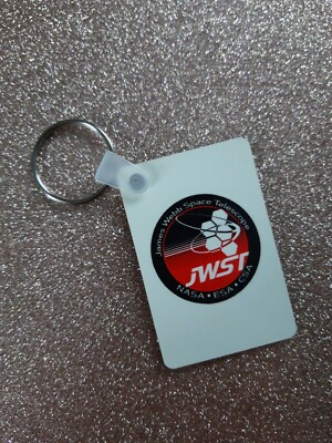 2.5 Inch James Webb Space Telescope JWST NASA ESA Keyring Patch Badge