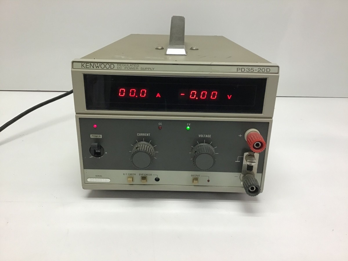Kenwood PD35-20D Digital Regulated DC Power Supply 0-36V 0 Kenwood PD35-20D Digital Regulated DC Power Supply 0-36V 0