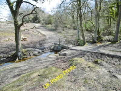 Foto 6x4 Hügelspitze, Brücke Otterwood über Stockwasser, auf der südlichen Bo c2015