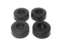 19/32" Thick Rubber Feet Screw On Bumpers Pad 1 3/8" Round Table Furniture Pads