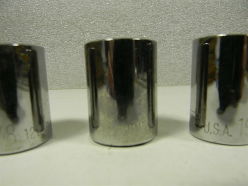 Allen SAE and Metric Sockets 1/2 Inch Drive 21MM , 19MM , 7/8 " Lot of 3- !15 A5 - Picture 3 of 6