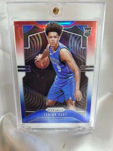 2019 Panini Prizm Isaiah Roby Red White Blue Prizm Rookie 283 MINT