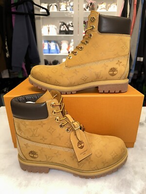 Louis Vuitton X Timberland Monogram LV 6 Inch Ankle Boot | eBay Louis Vuitton X Timberland Monogram LV 6 Inch Ankle Boot | eBay