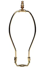 8 Inch Lamp Harp Kit - Gold Finish | Regular Weight Harp with Premium Finial