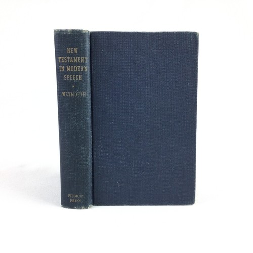 New Testament Bible In Modern Speech (Richard Weymouth 1944 2nd Print) Pocket HC - Bild 1 von 10
