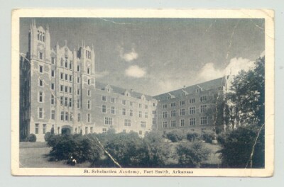 Fort Smith, Arkansas AR ~ St. Scholastica Academy  1950s b/w 