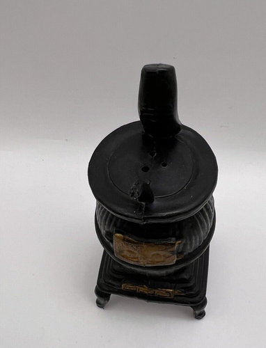 Vintage schwarzer Topf Bauch Herd Salz & Pfefferstreuer Kunststoff Neuheit Hongkong - Bild 2 von 9