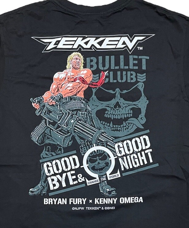 Kenny Omega × Bryan Fury Shirt XL NJPW Bandai Namco BULLET