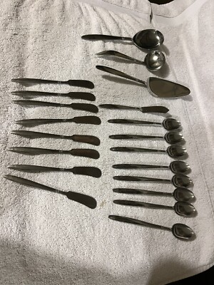 20 pc mix KAYSONS Stainless Flatware  Ice Tea Spoons Spreaders Pie ++ KAO3 KAO 3