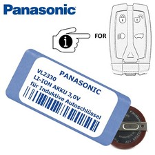 Keyless Go Schlüssel Ersatz Akku für Land Rover Freelander II Discovery VL2330