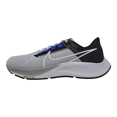 Nike Men's Air Zoom Pegasus 38 Running Shoes, Wolf Grey/White/Black