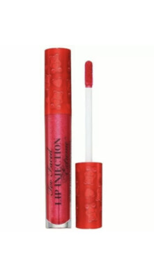 Too Faced Cinnamon Bear Lip Injection Plumping Gloss   Full Size   New .14oz