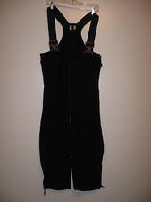 US Military ECW Polartec Black Fleece Fur Overalls Medium Short  Regular 208