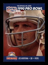 1990 Pro Set #408 Joe Montana PB San Francisco 49ers Football Card