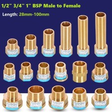 1/2" 3/4" 1" Female To Male BSP Connector Brass Reducing Adaptor Thread Fitting