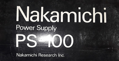 Vintage Nakamichi PS-100 Power Supply | Made in Japan (New