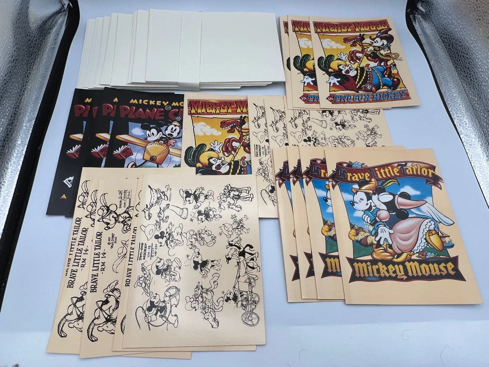 Lot of Walt Disney Note Cards/Greeting Cards Mickey Mouse Classic Adventures - Image 2 of 3