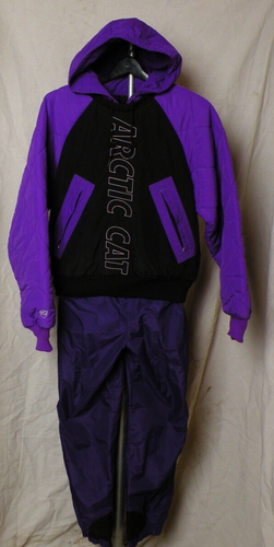 Vtg Arctic Cat Long Sleeve Pullover Jacket Womens Sz XS Columbia Snow Pants Sz M