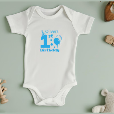Personalisierte 1. 2. Geburtstag Baby Weste Schwangerschaft Babyparty Geschenk Unisex