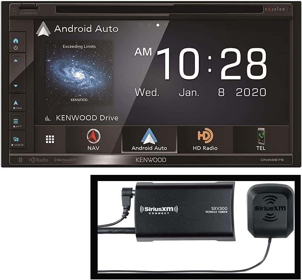 Kenwood Excelon DNX697S Navigation DVD Receiver + SiriusXM S