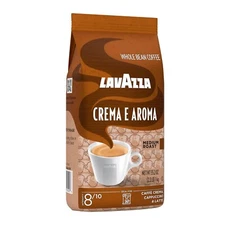 Lavazza Crema e Aroma Whole Bean Coffee, Medium Roast 2.2 lbs bag (Pack of 1)