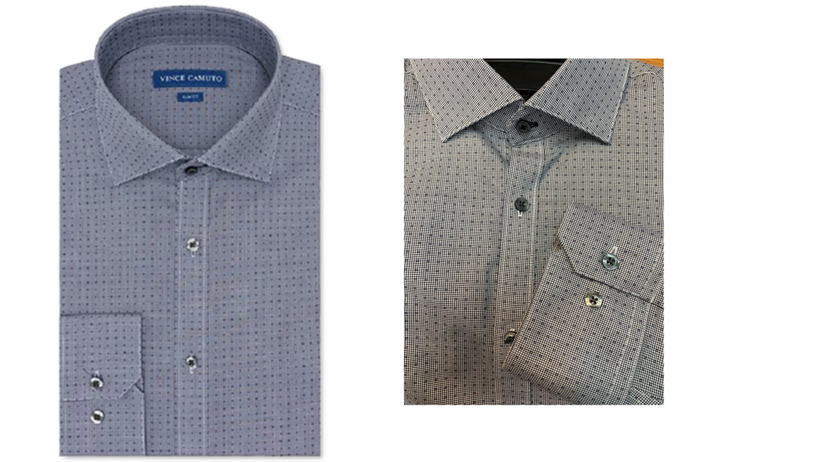Vince Camuto Men's Slim-Fit Performance Stretch Houndstooth Dress Shirt Was $89 | eBay Vince Camuto Men's Slim-Fit Performance Stretch Houndstooth Dress Shirt Was $89 | eBay