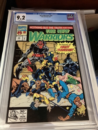 The New Warriors #24 "Betrayed by Night Thrasher" Marvel Comics CGC 9.4