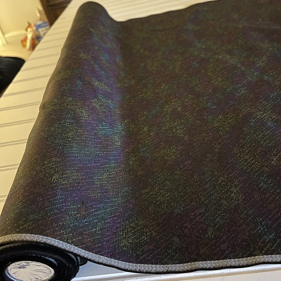 SILK BLACK, Multicolor FABRIC 8 Yards x 25 Inches Wide or 288 Inches x 25 Wide - Image 4 of 4