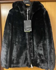 Geox W Ortensia Parka W0415g, Black, Uk 6