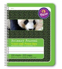 Pacon Primary Journal, Half Page Story Book, Spiral Bound (PAC 2434)