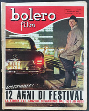 BOLERO FILM 822/1963 JOHNNY DORELLI-12 ANNI DI FESTIVAL DI SANREMO-ABA CERCATO-