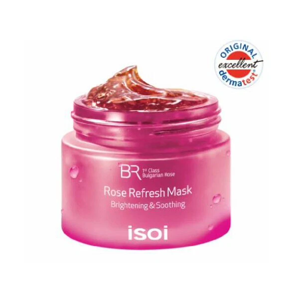 ISOI Bulgarian Rose Refresh Mask 80g Brightening & Soothing Wash-off Mask