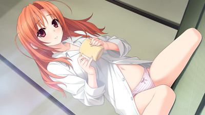 Anime imouto no katachi sumeragi ayaka long hair game cg Custom Gaming Mat Desk