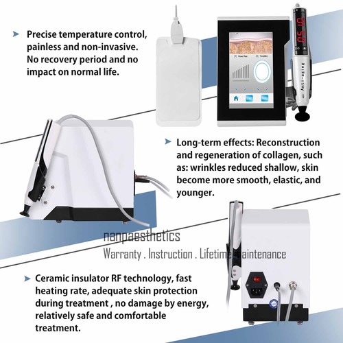 Máquina de levantamiento de arrugas facial ojos RF anti envejecimiento rejuvenecimiento de la piel belleza facial spa - Imagen 2 de 12