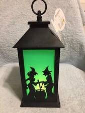 Halloween Light Up Witches Brew Lantern New With Tag No Box Approx. 12" Tall