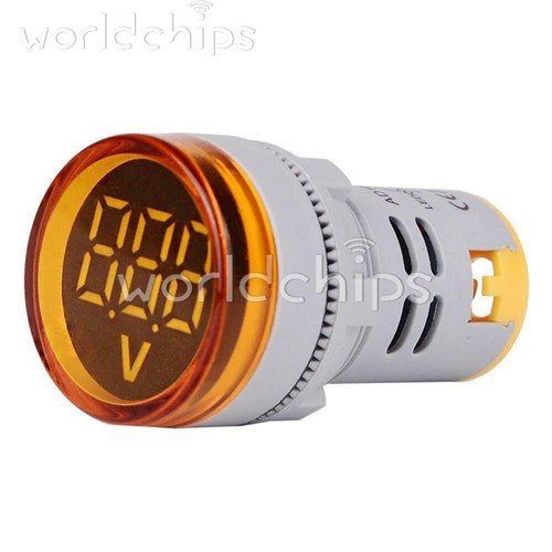 DC 6-100V Digitalanzeige Spannungsmesser Volttester 22MM Mini LED Voltmeter Neu - Bild 9 von 15