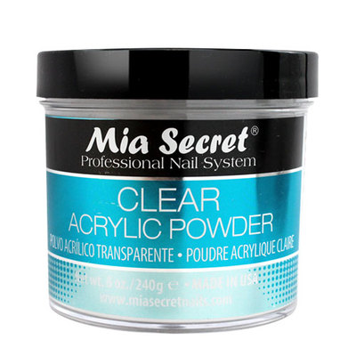Mia Secret Professional Nail System Clear Acrylic Powder 8 oz