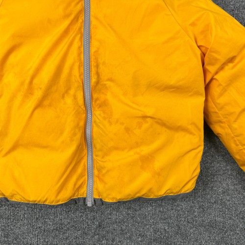 The North Face Jacket Youth Size Small Yellow Gray Reversible 600 Down Puffer - Picture 9 of 18