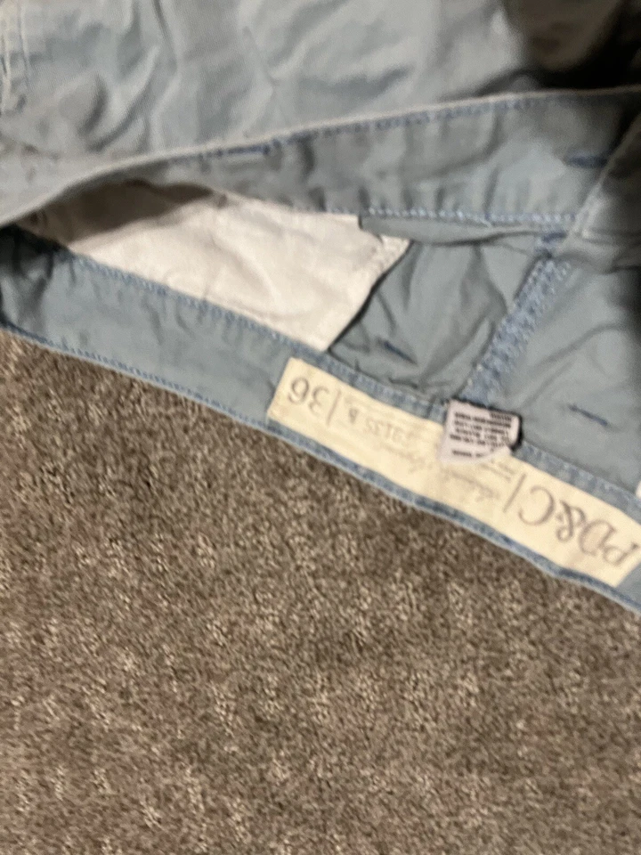 Pantalones cortos chinos PD & C para hombre 36 elásticos azul claro Foto 3 de 4