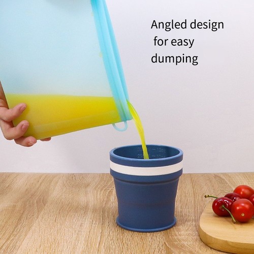 Reusable Silicone Storage Bag Kitchen Fresh Bag Snack - Picture 11 of 16