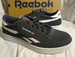 Reebok Revenge Plus Club 85 MU Men 11 New/Box Suede Coal/White Retro Classic | eBay